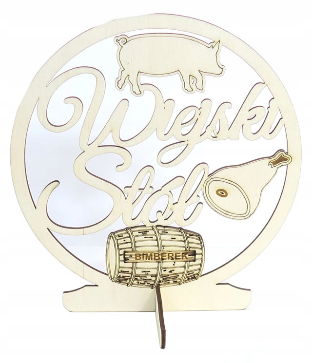 Wiejski Stół DECOUPAGE OZDOBA SKLEJKA NA STÓŁ TR91