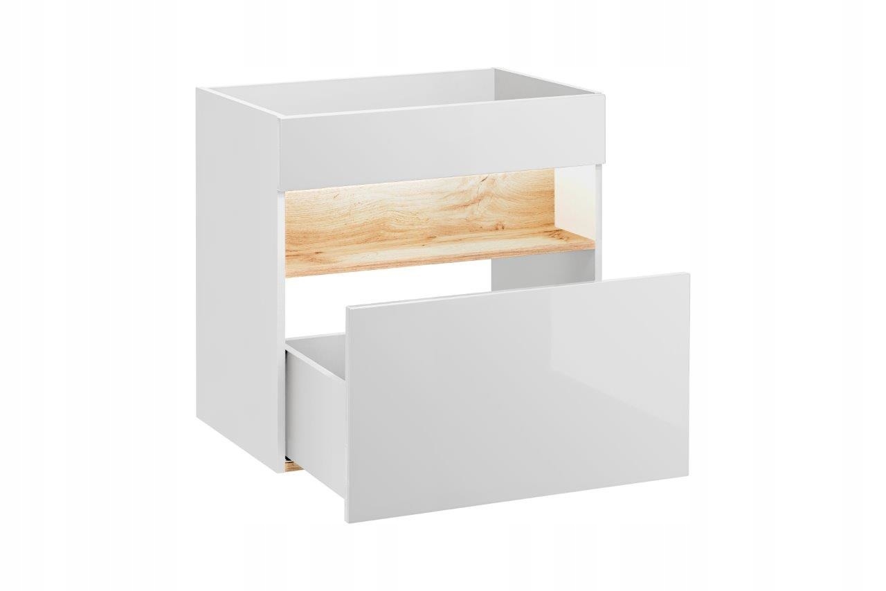 ZESTAW MEBLI ŁAZIENKOWYCH 60 CM BAHAMA WHITE Kod producenta B15