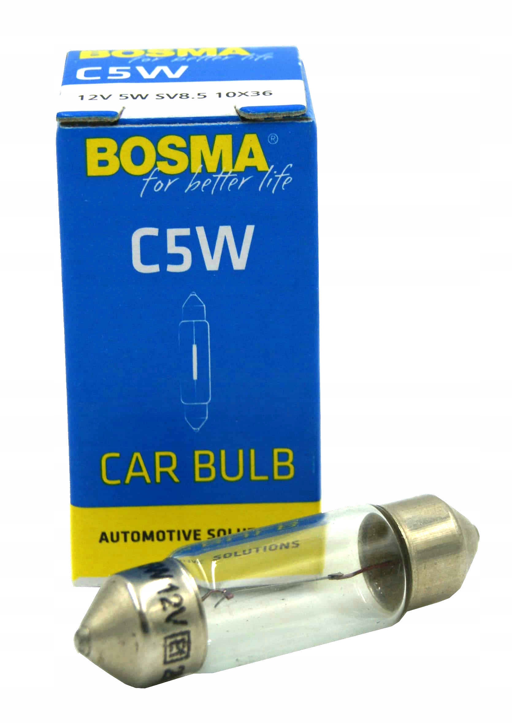 

Bosma C5W 12V 10x36 Żarówka Rurkowa 5W 12V