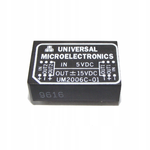 Przetwornica DC/DC; IN 5V, OUT +/-15V +/-65mA DIP