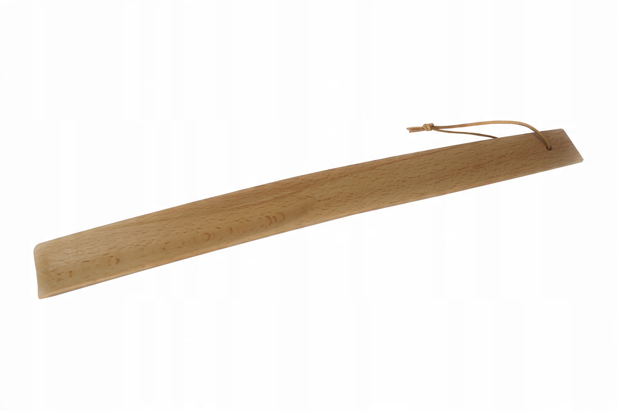 

Łyżka do butów drewniana 38cm z rzemykiem Peewit