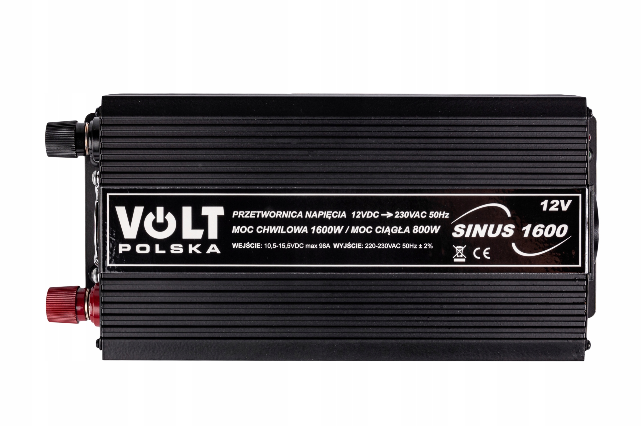 PRZETWORNICA PRADU NAPIECIA SINUS 12V 230V 1600W Net power 801 W