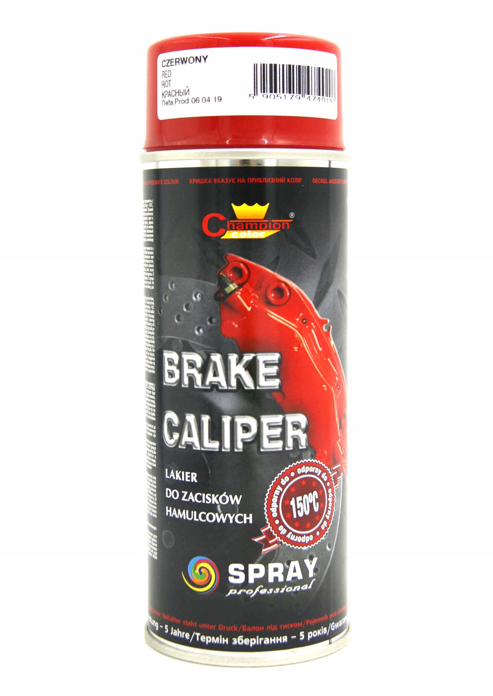 

Lakier Do Zacisków Hamulcowych 400 ML Czerwony