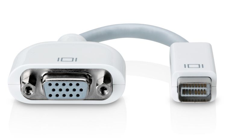 Adapter Mini DVI do VGA MiniDVI Kabel Macbook Mac