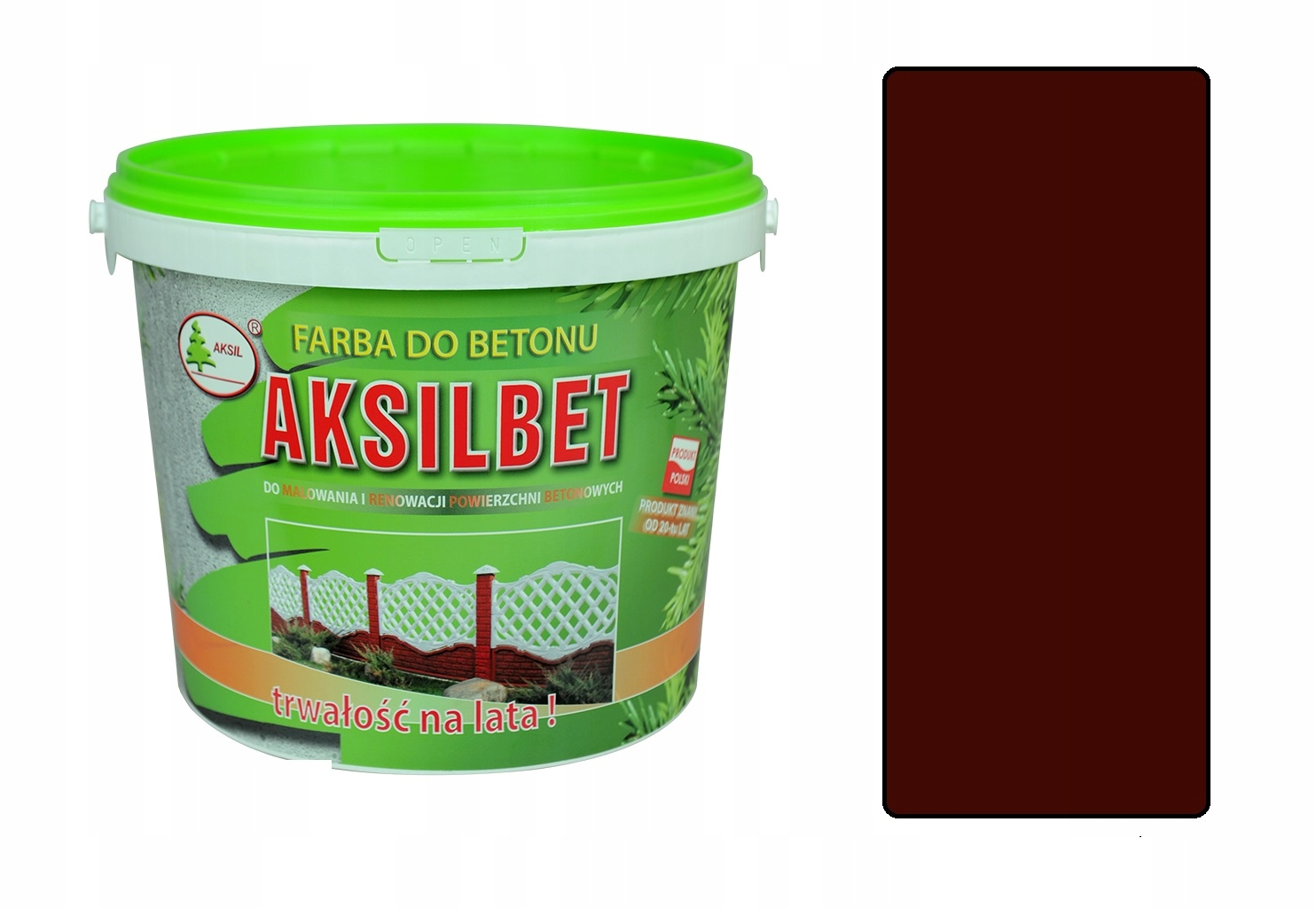 

Farba Aksilbet do betonu muru 2,5L wiśnia ciemna