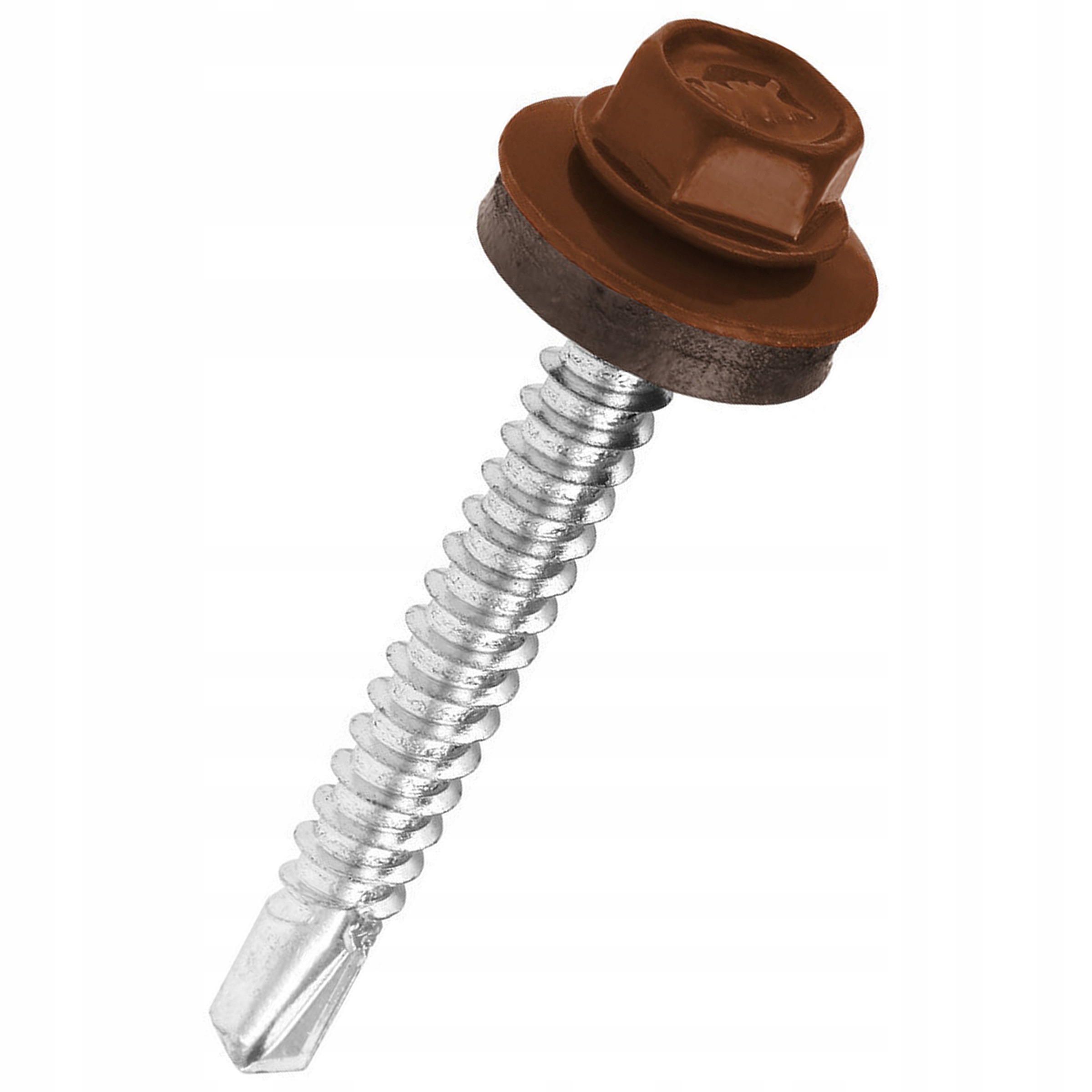 

Wkręty Farmerskie do Stali 250szt RAL8004 4.8x25mm