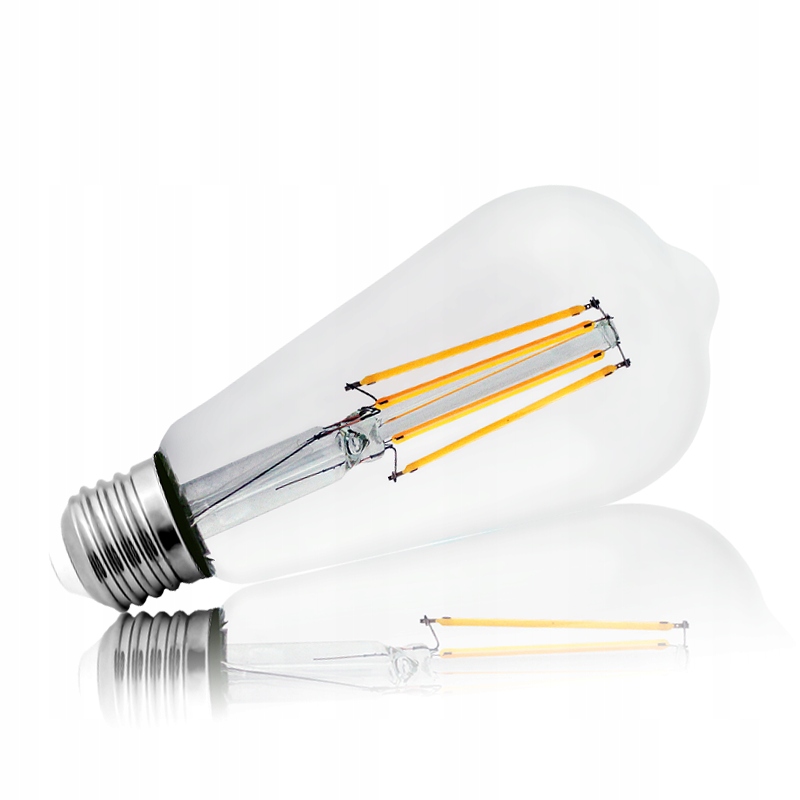 

Żarówka Led E27 Filament 8W Edison Ozdobna Ciepła