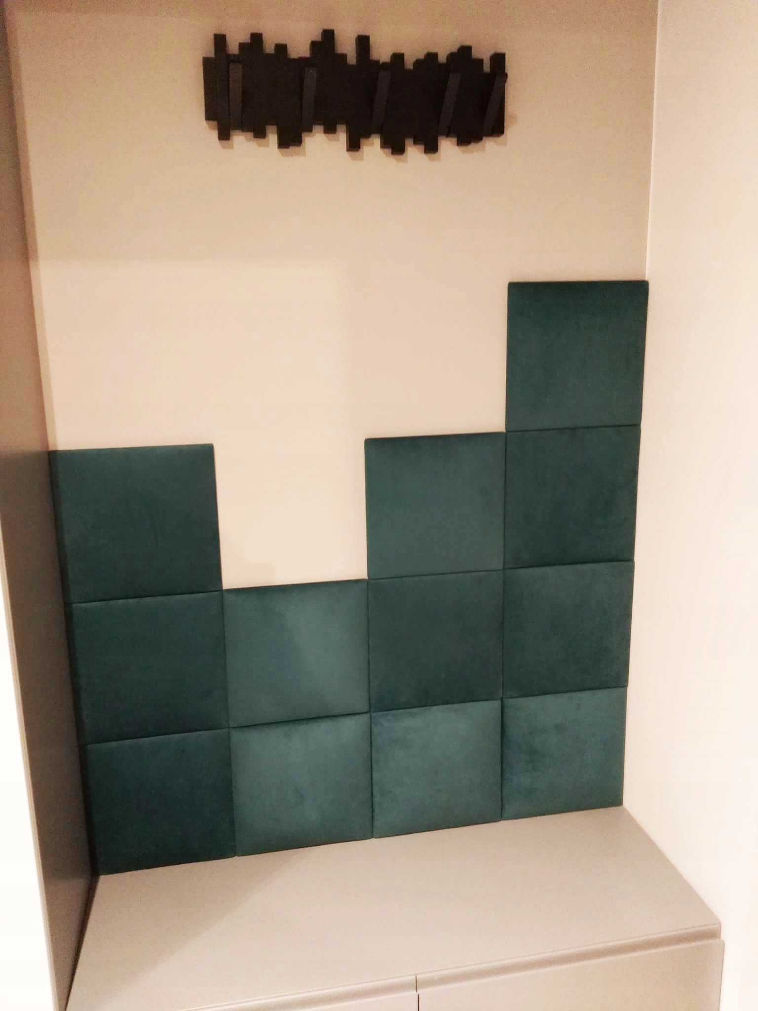 Panele tapicerowane 40x40 cm wnęka na wymiar Producent CustomSpace