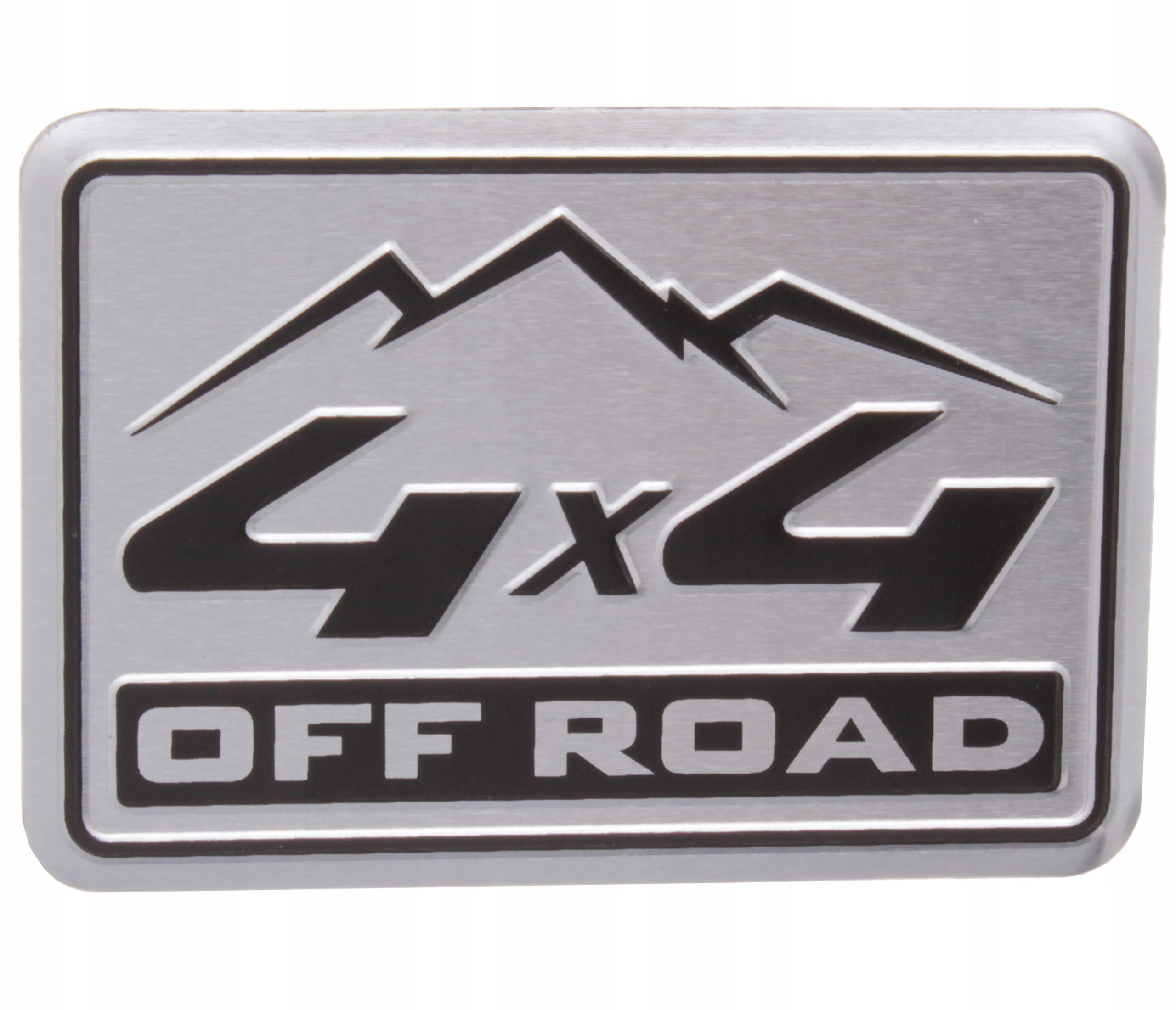 

4x4 Off Road Aluminiowy Emblemat Naklejka Chrom 3D