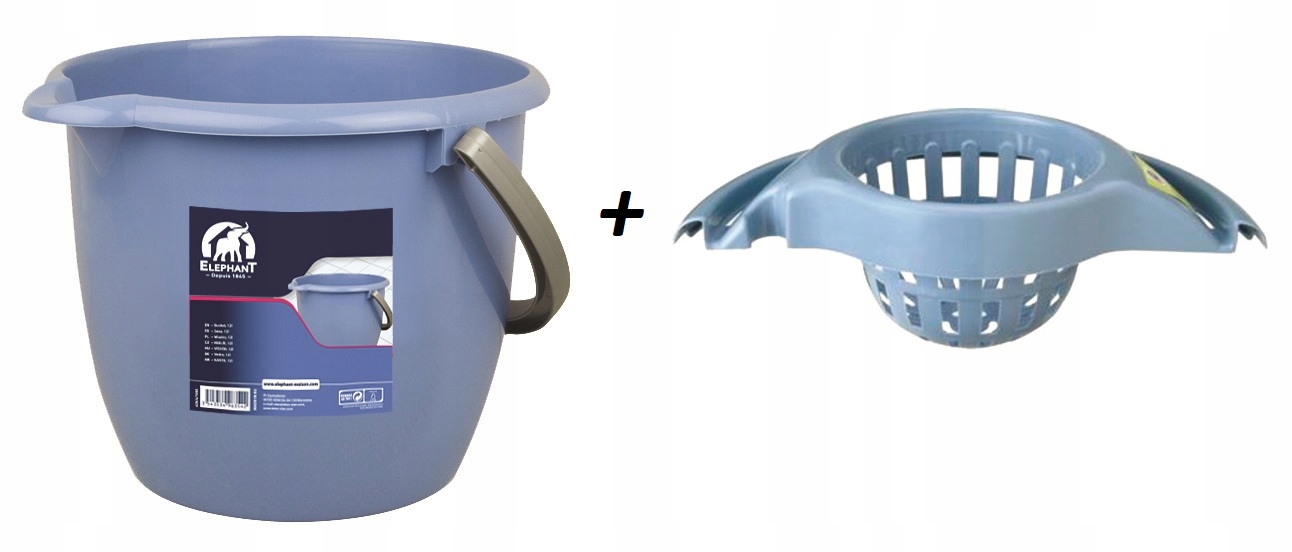 

Elephant wiadro 12 L z wyciskaczem do mop classic