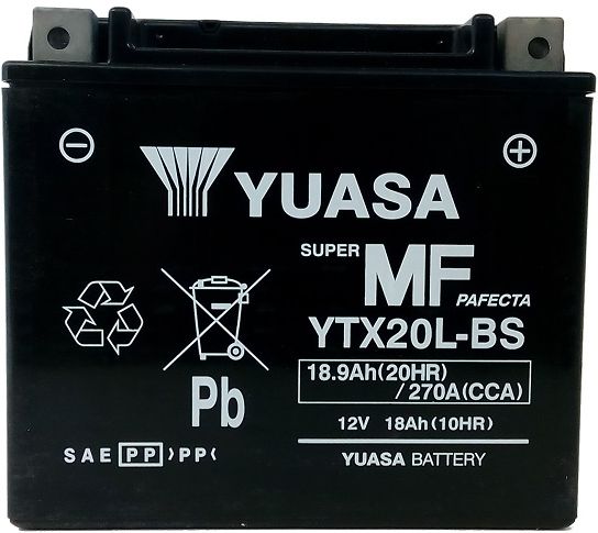 Akumulator Motocyklowy Yuasa YTX20L-BS 12V 18.9AH 270A