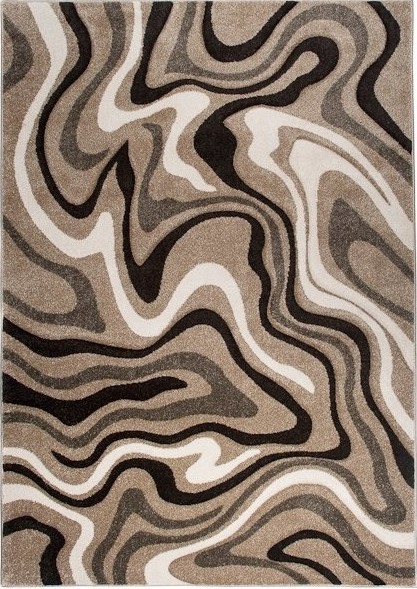 Hrubý Koberec Fryz 140x190 Vyrezané Moderné c01bb