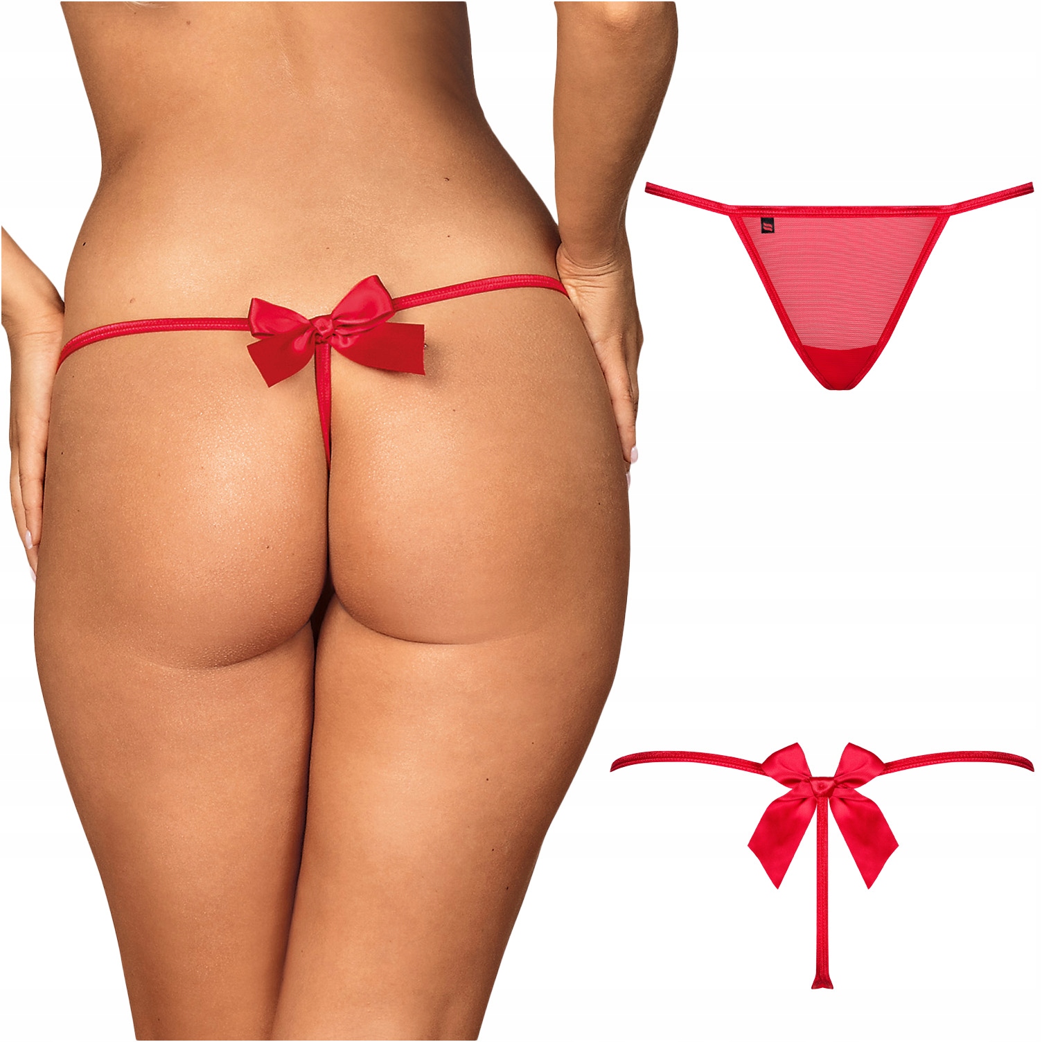 

Obsessive Giftella stringi czerwone S/m