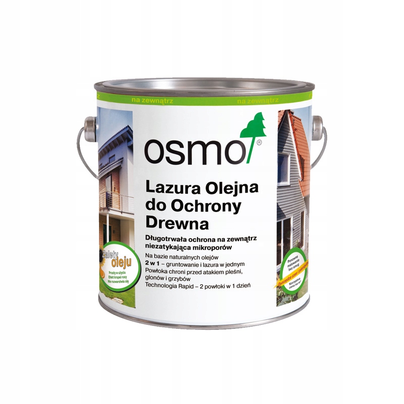 Osmo Olejová lazúra na ochranu dreva a fasády terás biela 900 2,5L