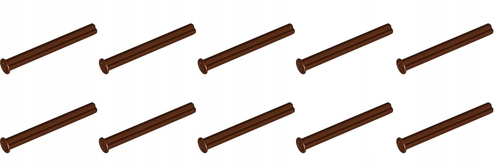 

Lego Oś Ośka 5 ze stopem brązowy 15462 10 szt