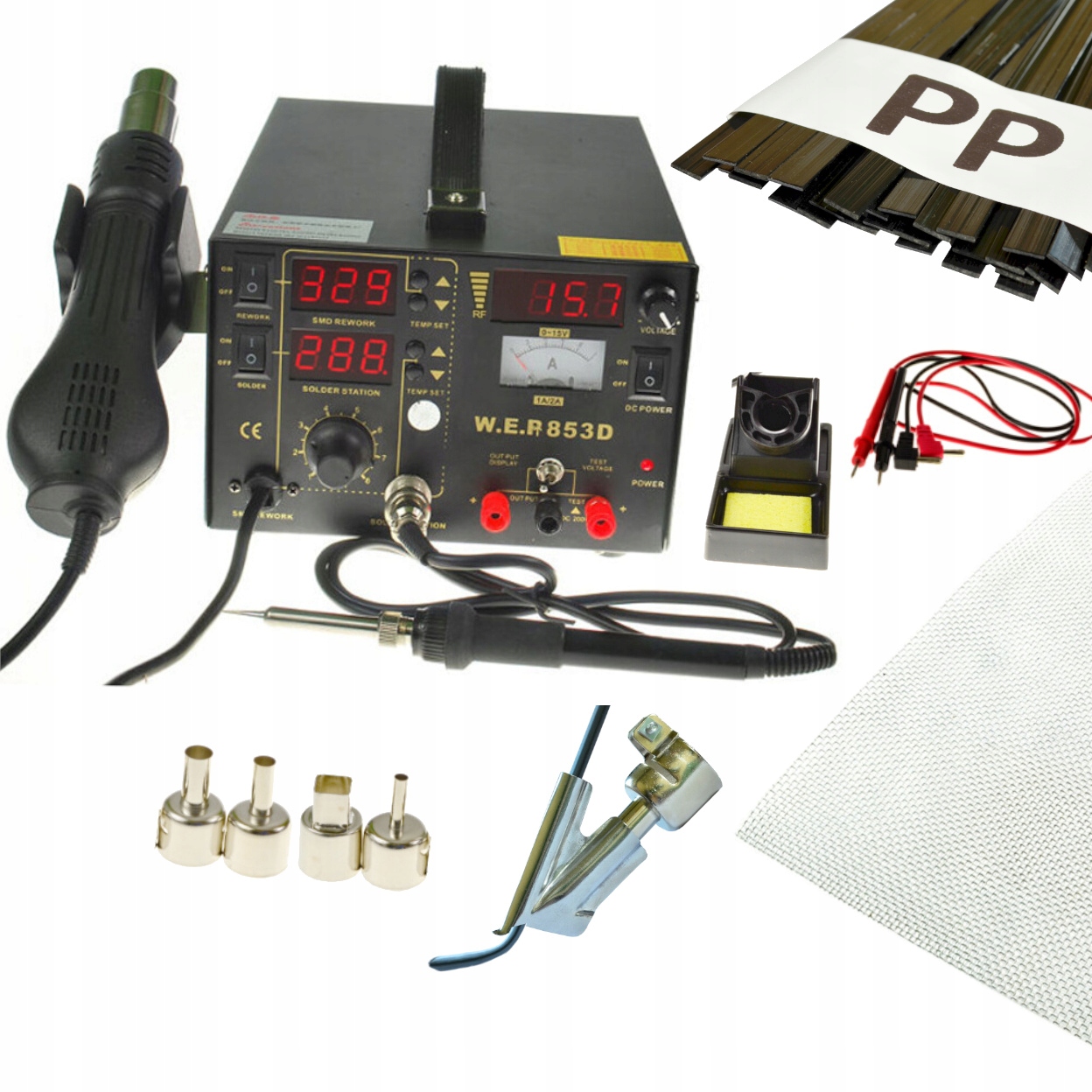 SPAWARKA 853D DYSZ BUT PLASTIKU PP SIATKA