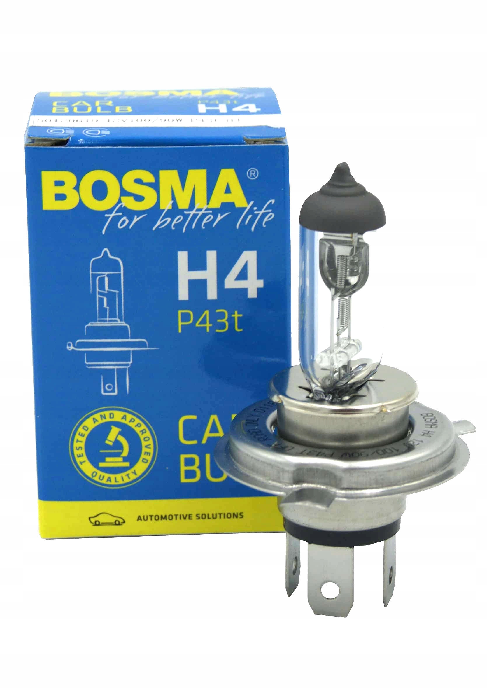 

Bosma H4 12V 100W/90W Żarówka Halogenowa H4 1369