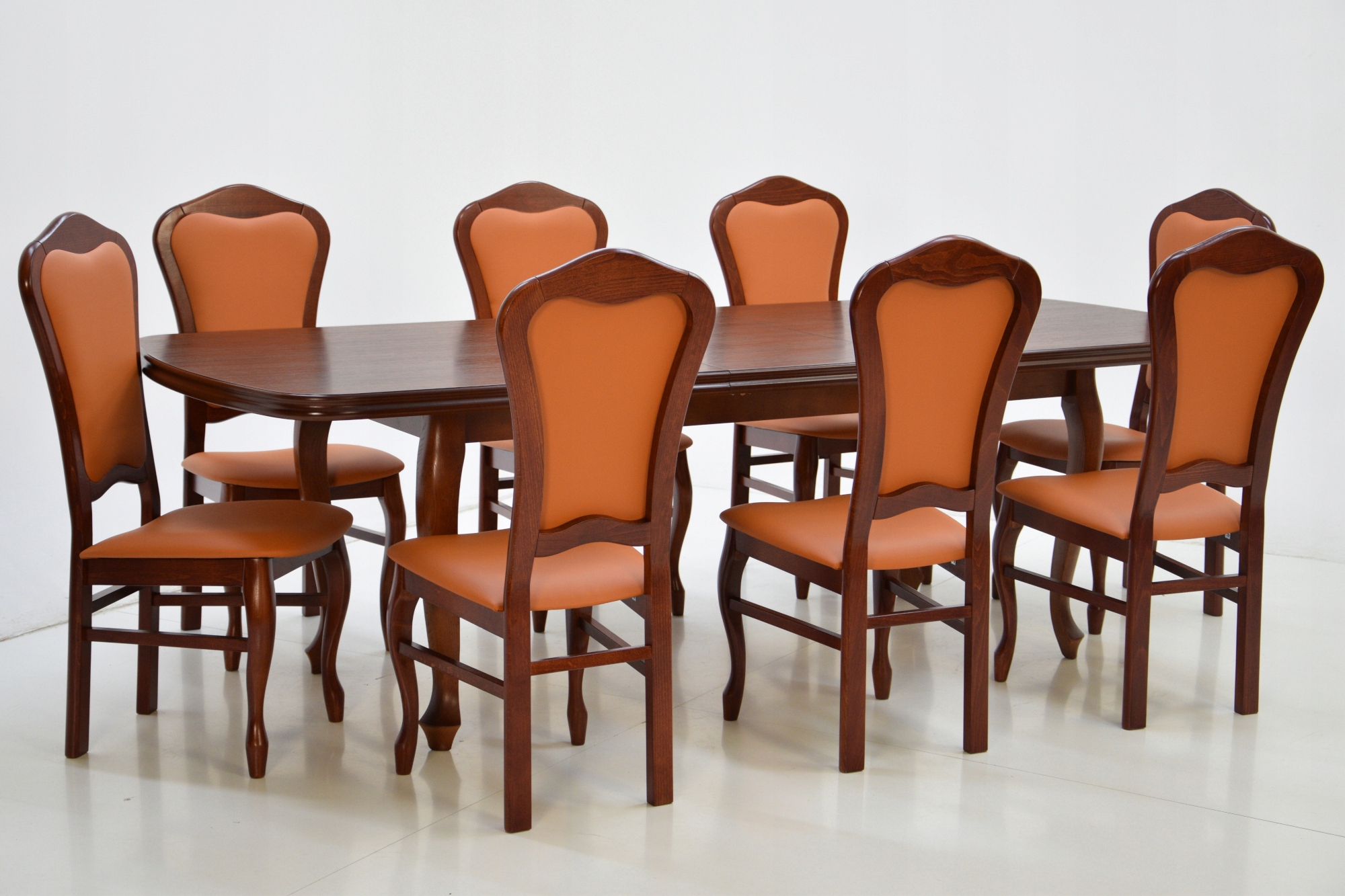 8 krzeseł i stół ROZKŁADANY w STYLU LUDWIKOWSKIM (Z) • Cena, Opinie • Stoły  i krzesła zestawy 8990651950 • Allegro