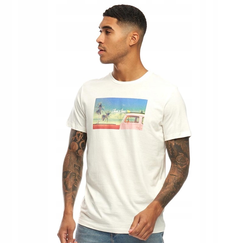 

Jack&jones Crew koszulka bawełna Tshirt - M