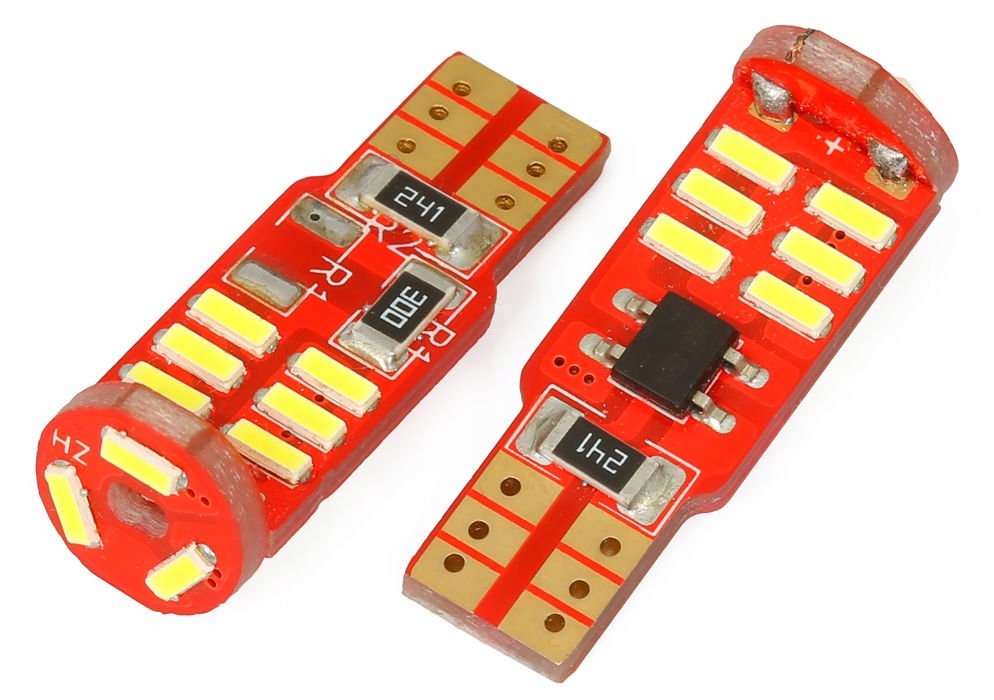 

Żarówka samochodowa Led W5W T10 15SMD 4014 Can Bus