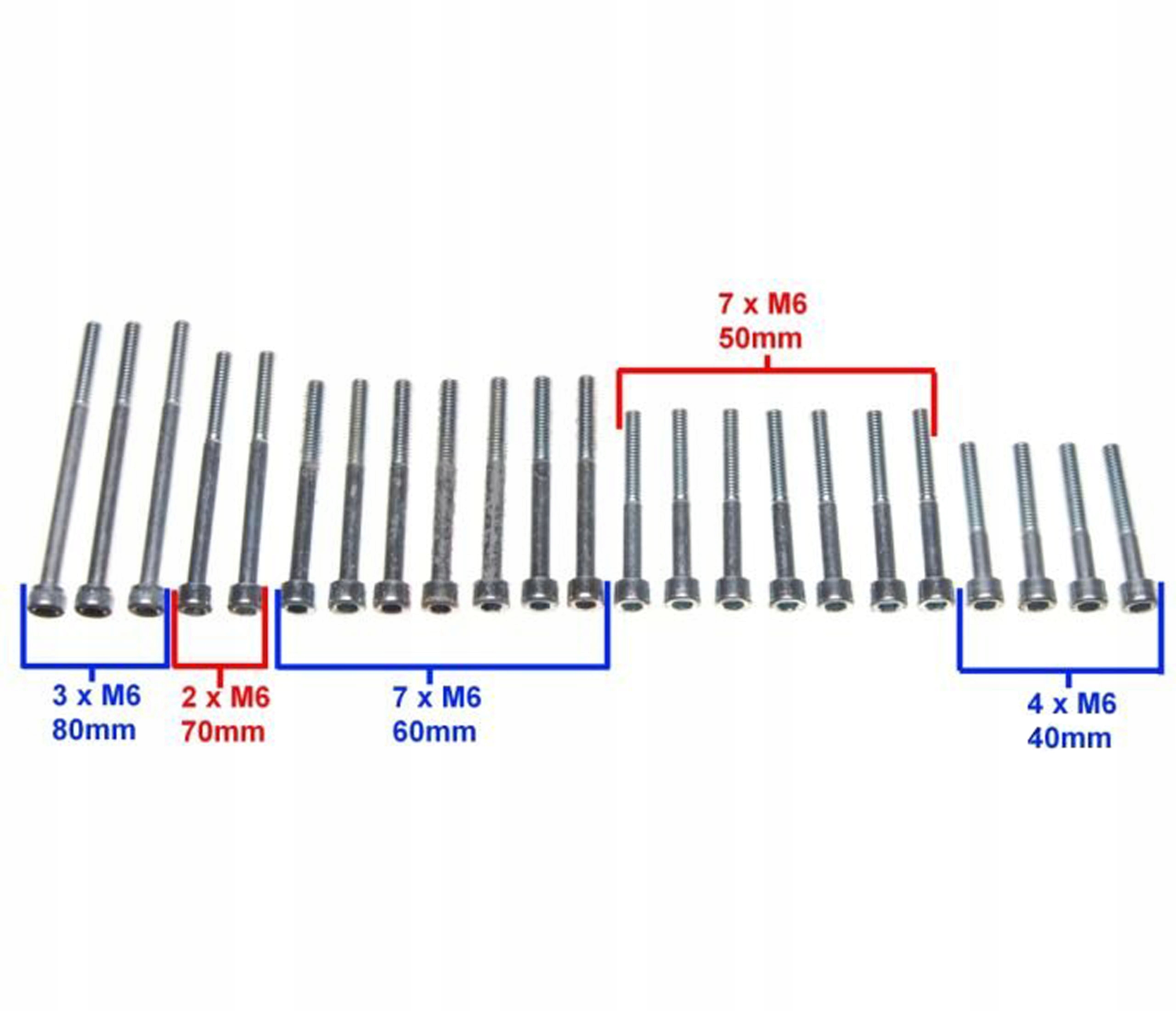 MZ ETZ 250 251 Śruby Silnika Kapy Karterów Imbus Producent Motonet