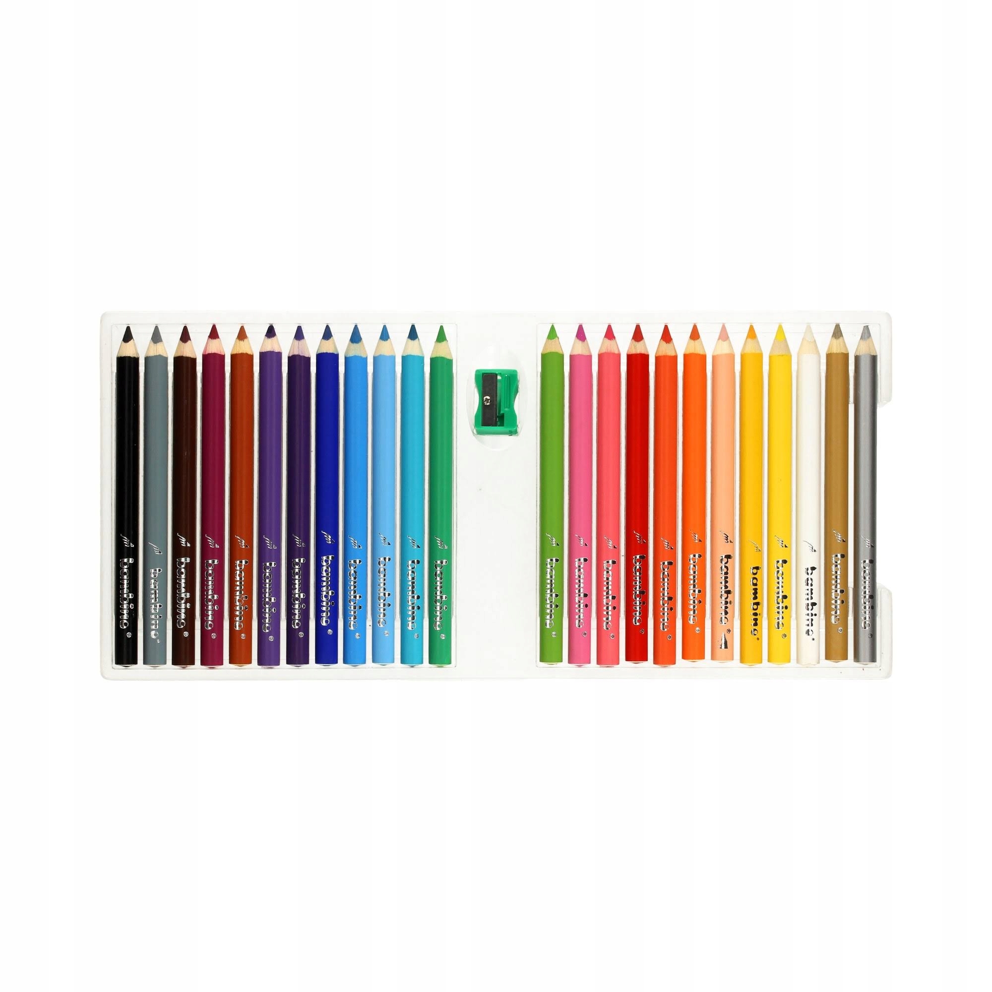 KREDKI OŁÓWKOWE BAMBINO 24 KOLORY + TEMPERÓWKA Kod producenta 32537