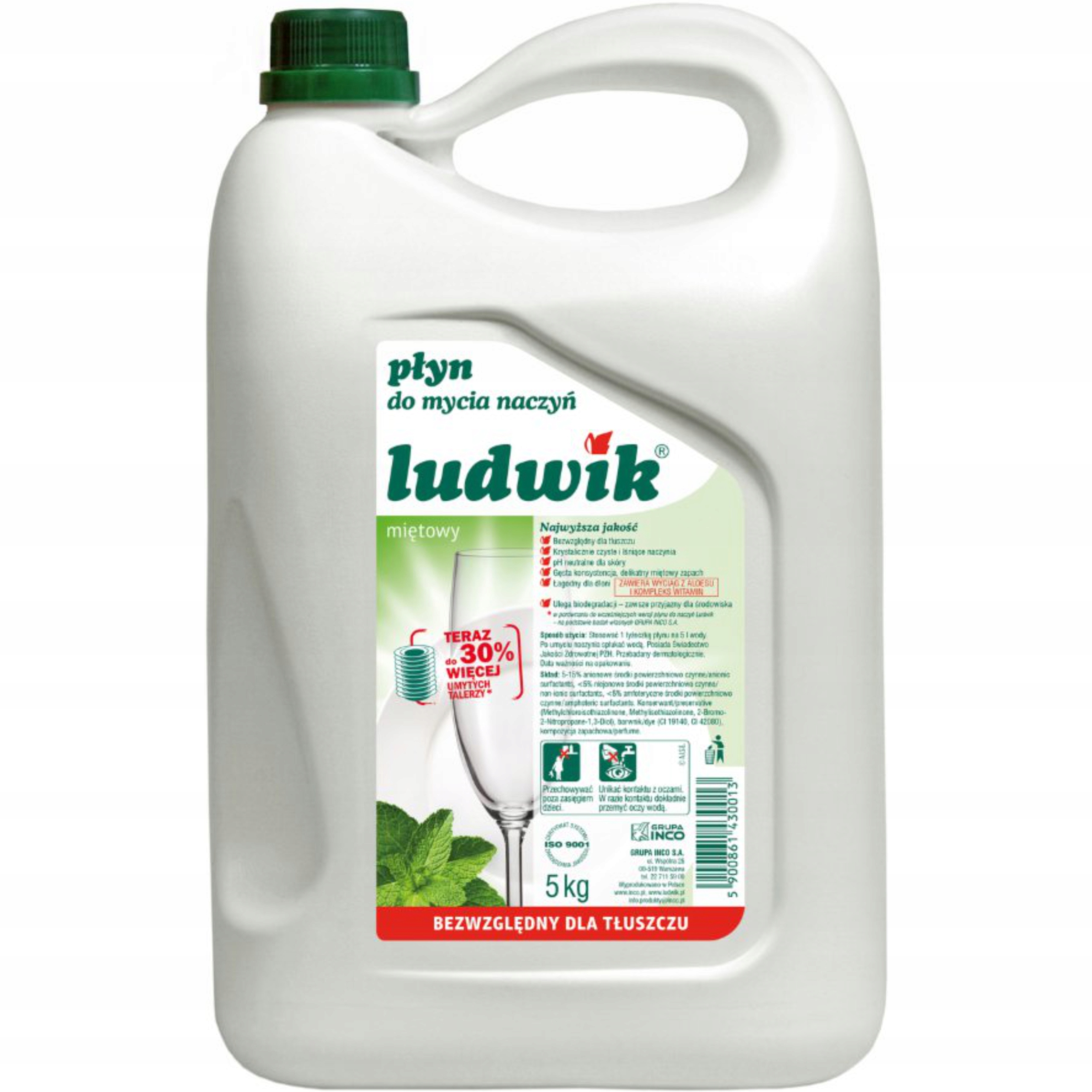 Tekutý Prostředek Na Mytí Nádobí Ludwik 5 L