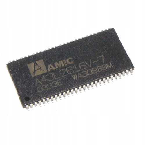 

Pamięć Sdram A43L2616V-7 64Mbit Tsopii 54pin Amic