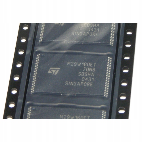 

Pamięć flash 16Mbit M29W160ET-70N6 TSOP-48 Stm