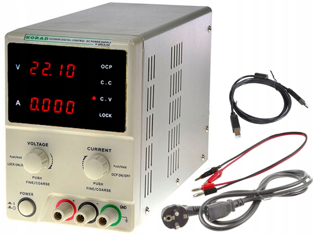 

Zasilacz Laboratoryjny Korad KD6005P 60V5A ŁączePC