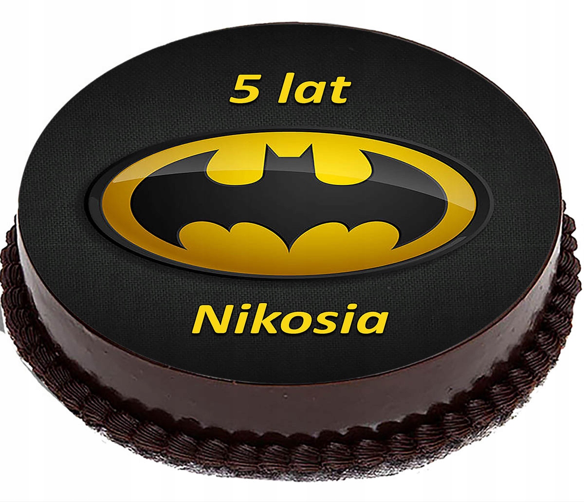 OPŁATEK NA TORT 13 Batman Robin Film Joker 20cm Marka inna