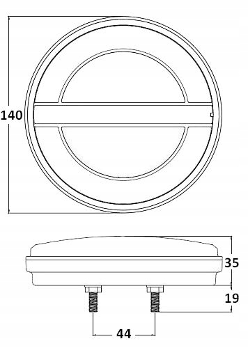 LAMPA LED ZESPOLONA TYLNA NEON DYNAMICZNY KIERUNEK Producent części Inny