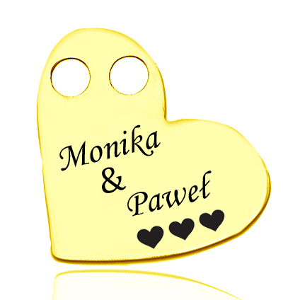 

Zawieszka Celebrytka Serce Serduszko Heart Grawer