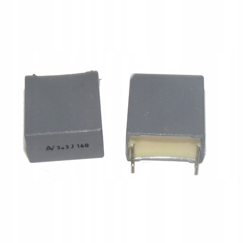 

Kondensator poliestrowy 3u3 3.3uF 160V 5% Kemet x2