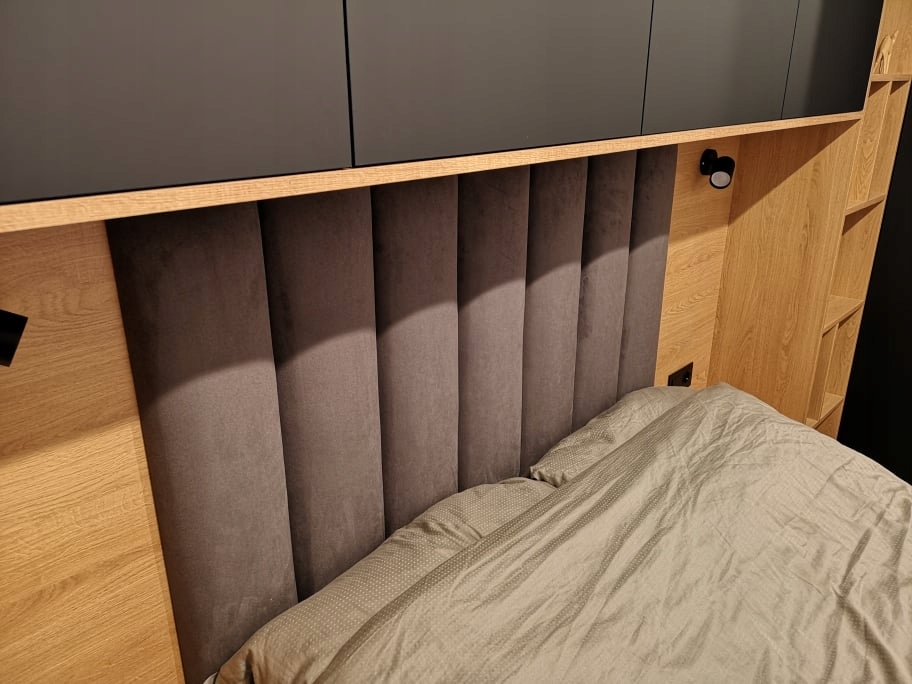 Panele tapicerowane 40x80 zabudowa wnęki na wymiar Szerokość mebla 80 cm