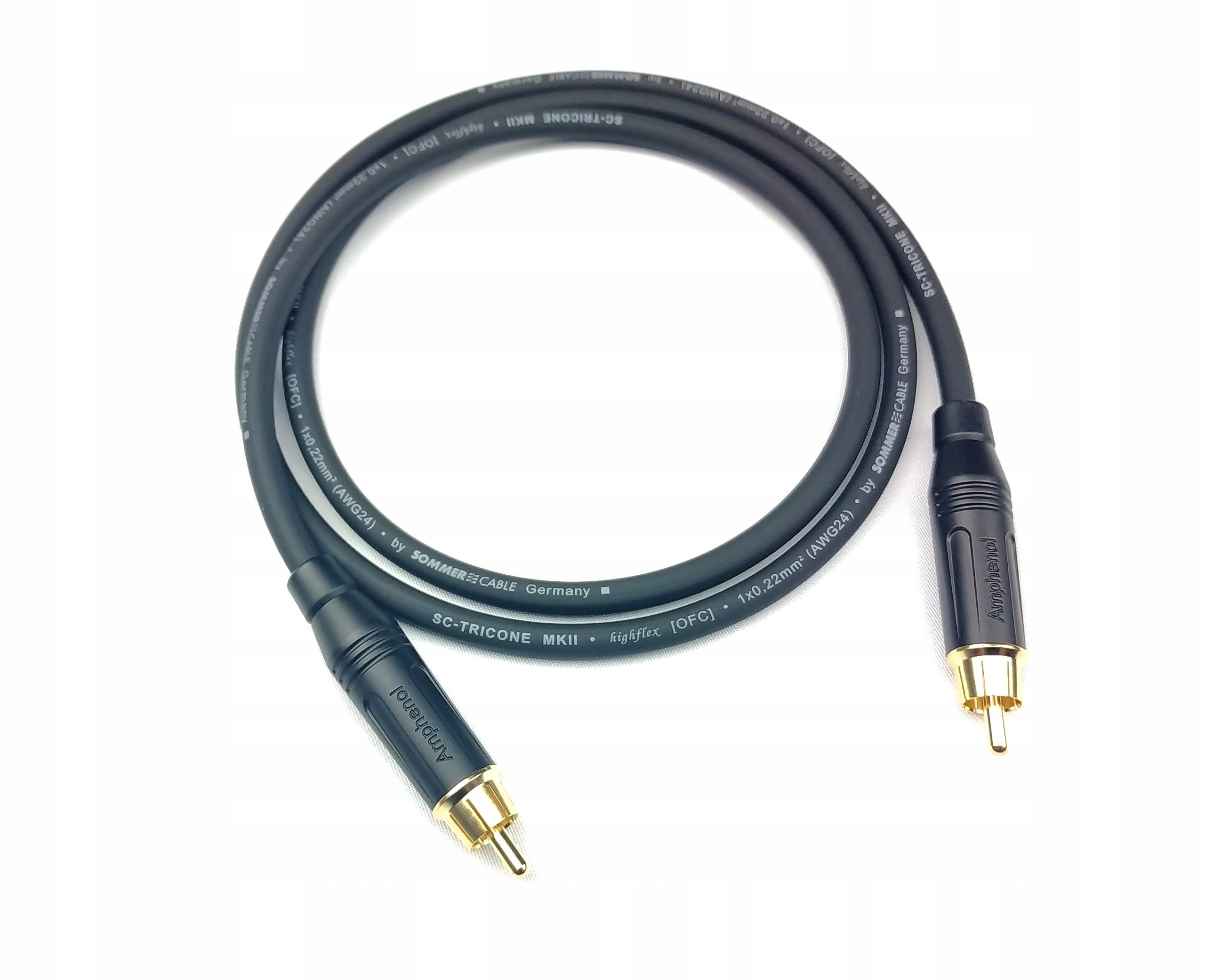 

Sommer Kabel do Subwoofera 1xRCA Cinch Amphenol 8m