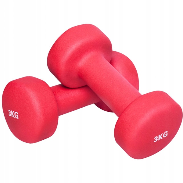 

Zestaw 2x 3 kg hantle hantelki ciężarki fitness