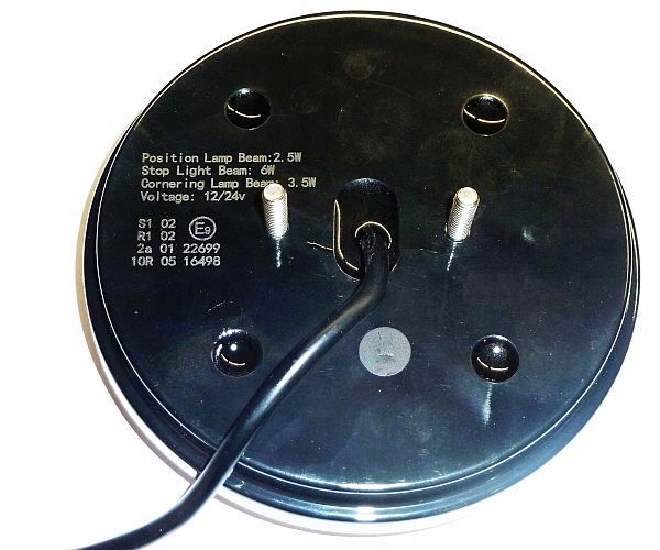 LAMPA LED ZESPOLONA TYLNA NEON DYNAMICZNY KIERUNEK Strona zabudowy prawa