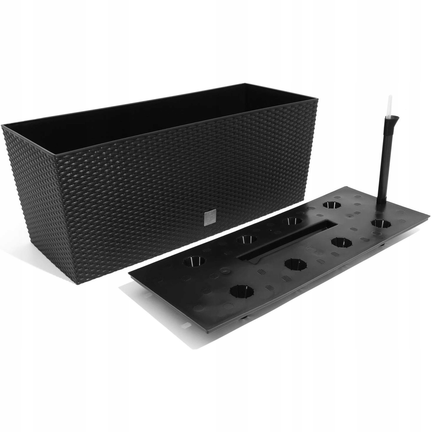 Kvetináč plast sivý Prosperplast 80 cm x 33 x 32 cm