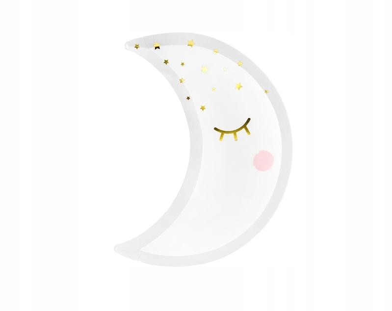 TALERZYKI papier TALERZYK Little Star - Księżyc