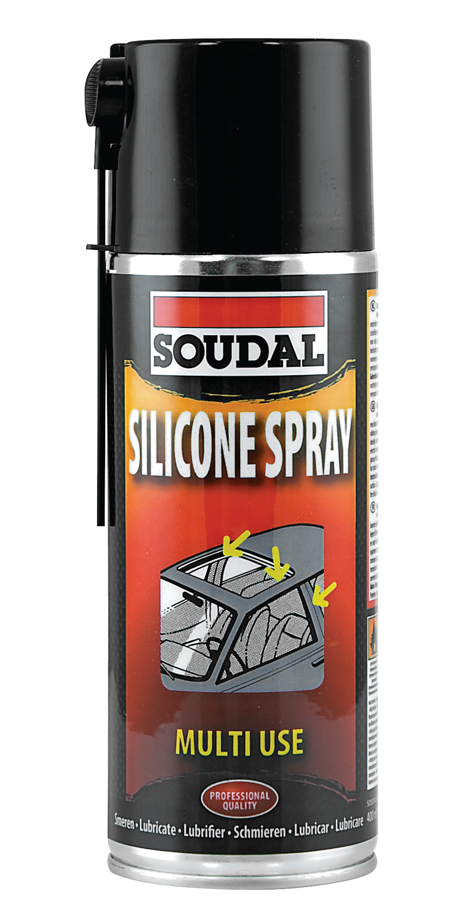 Smar silikonowy Soudal 123762 400 ml