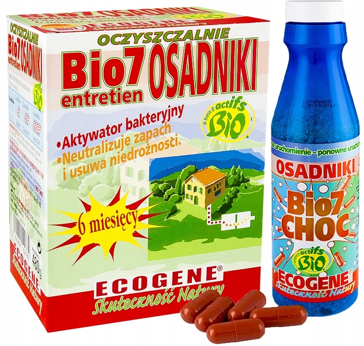 

Bio7 Choc Entretien 480g Bakterie Oczyszczalnia