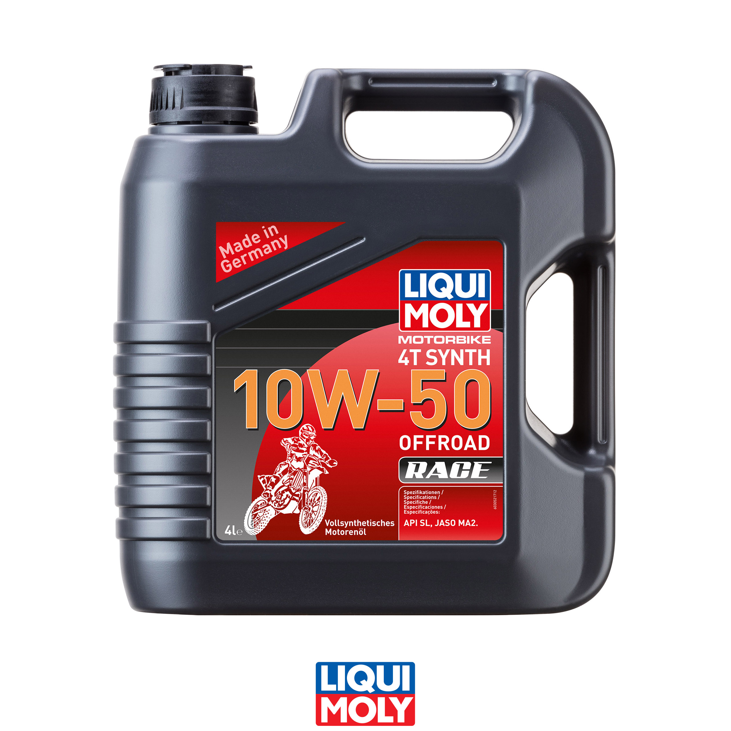 OLEJ 10W-50 MOTORBIKE 4T SYNTH OFFROAD RACE 4L Pojemność opakowania 4 l