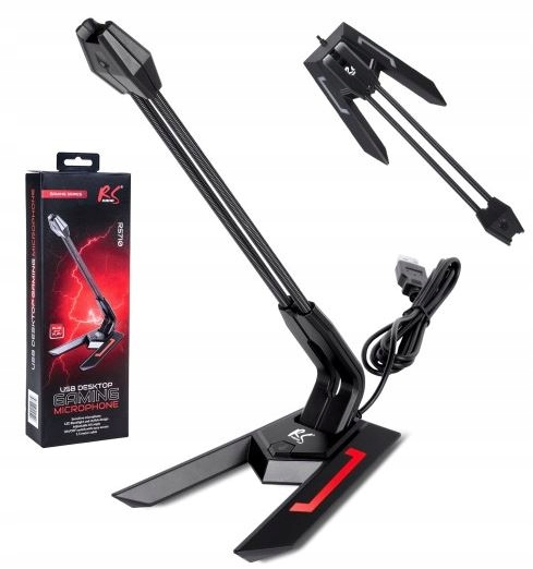 

Mikrofon gamingowy do komputera Usb Led streaming