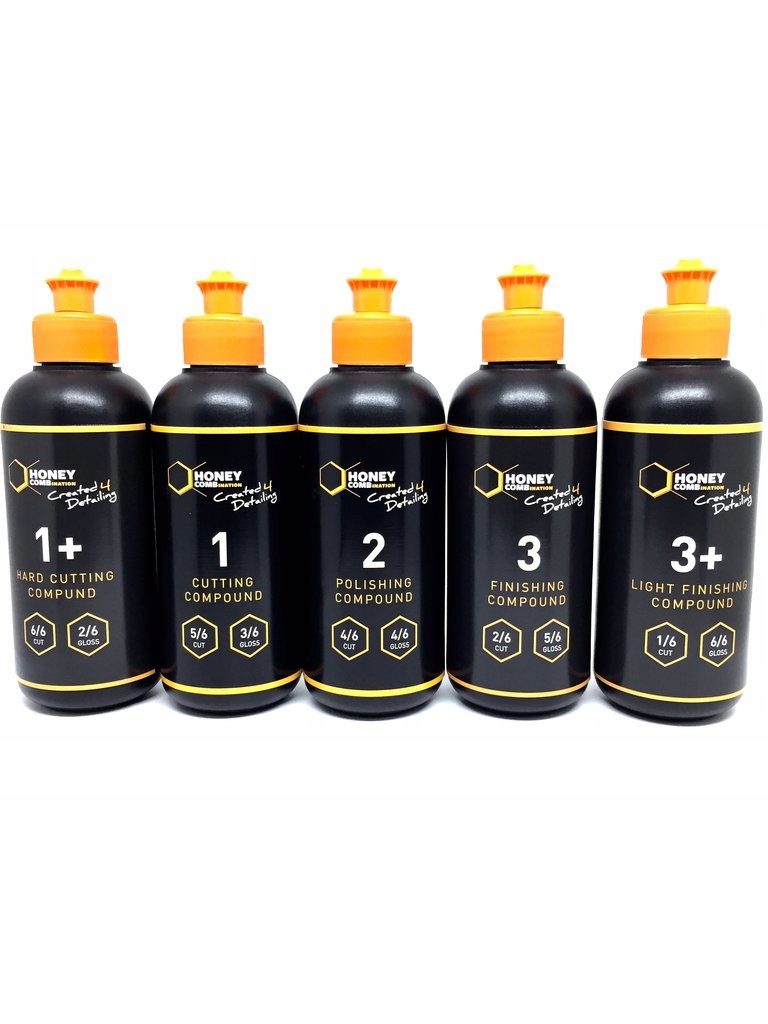 Honey pasta polerska 2 lekko ścierna polish 500ml Rodzaj polerowanie lakieru