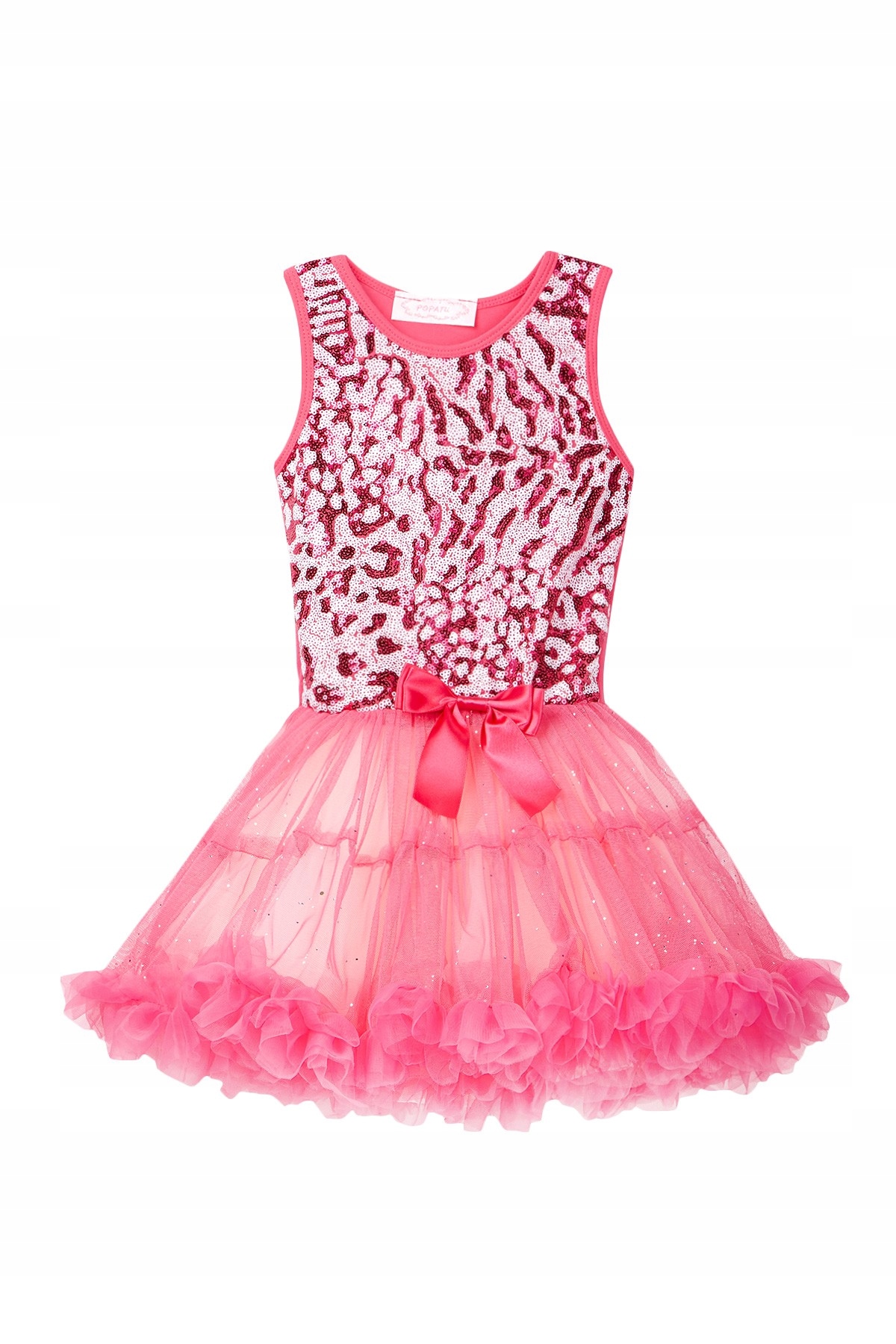 

sukienka Tutu taniec Disco Cekiny SK944 128cm