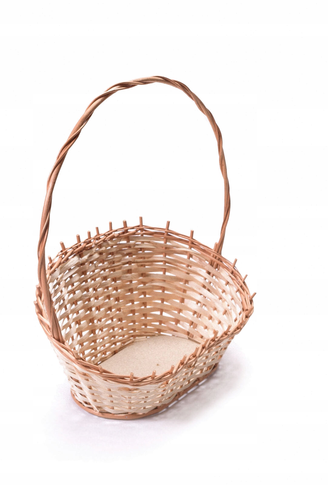 

Wiklinowy kosz kwiatowy prezentowy