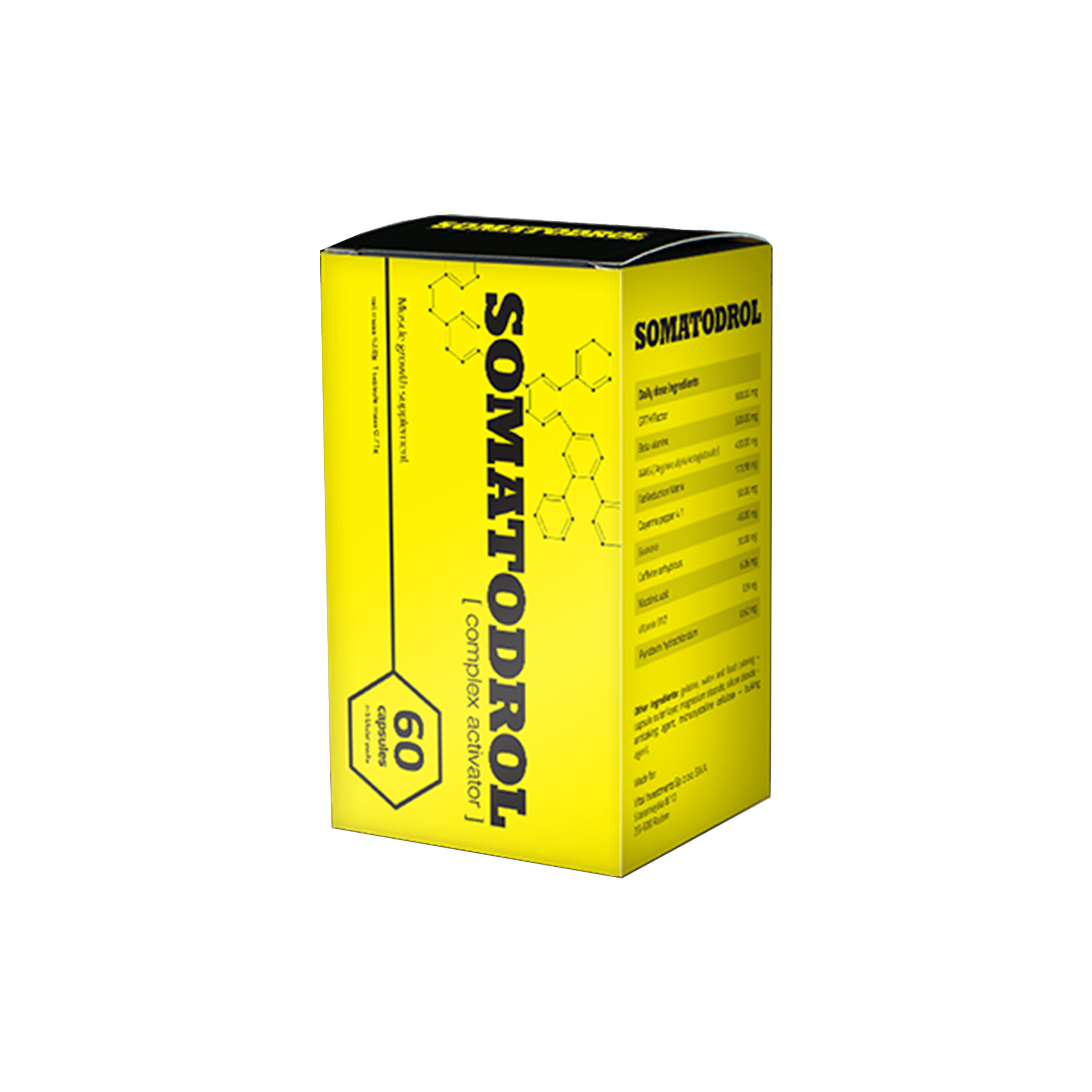 Mocny mega Zestaw Testosteron Libido Somatodrol Cerberus Tribulus Masa Siła — 3