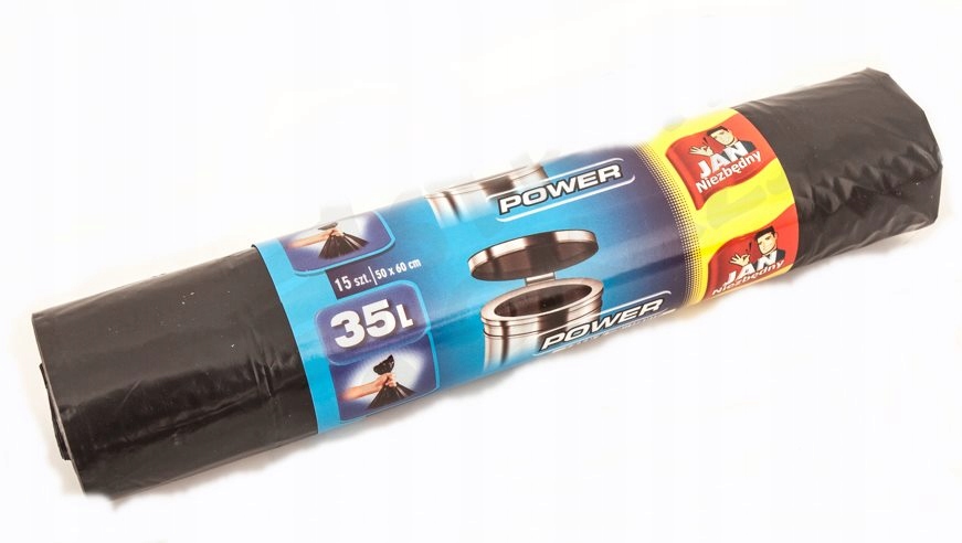 

Jan Niezbędny Worki Na Śmieci Power 35L - 15 Szt