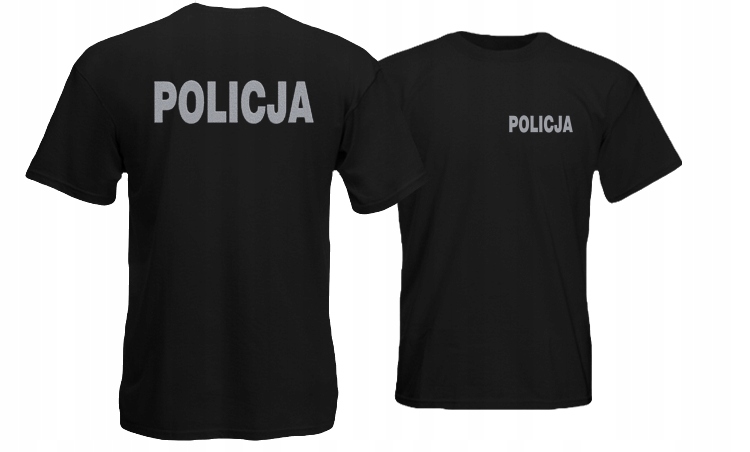 

Koszulka Policja z haftem, T-shirt policja haft